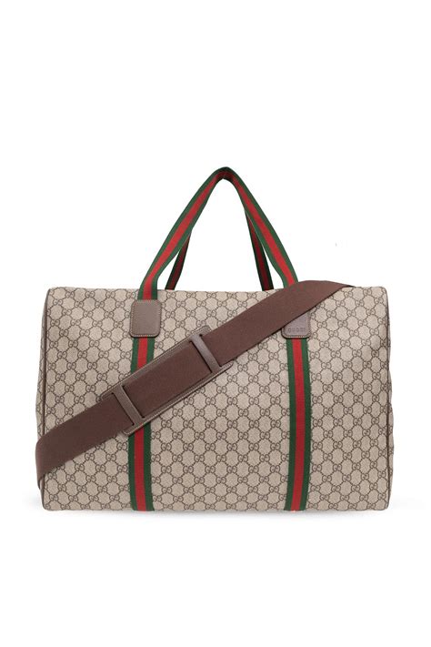 gucci supreme holdall|gucci jumbo gg holdall.